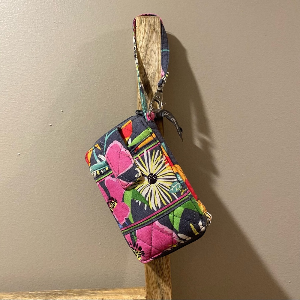 Vera Bradley Jazzy Blooms Zip Wristlet/Wallet